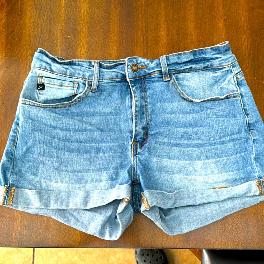 Well worn Jean shorts